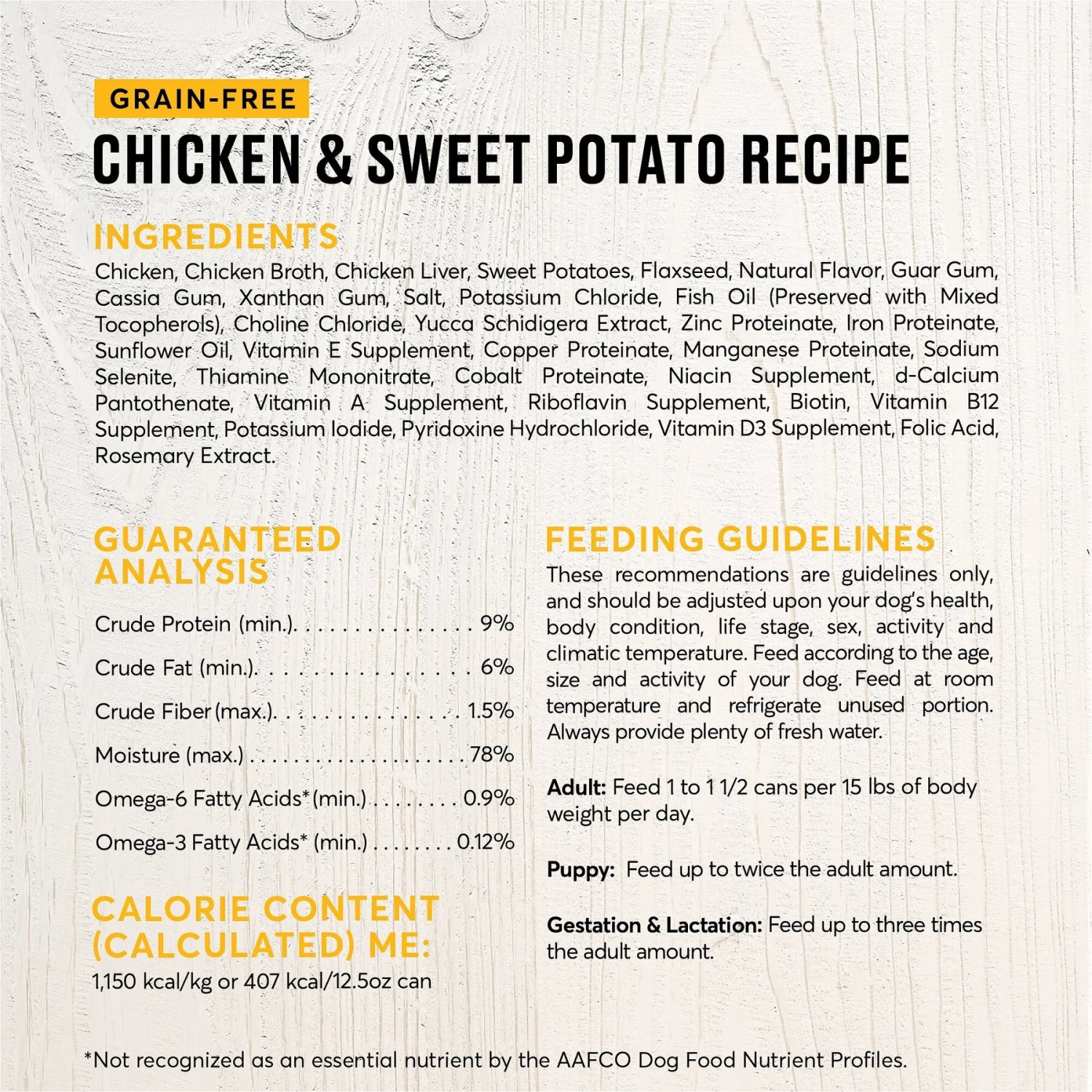 American Journey Limited Ingredient Diet Chicken & Sweet Potato Recipe Grain-Free Canned Dog Food 5 American Journey Limited Ingredient Diet Chicken & Sweet Potato Recipe Grain-Free Canned Dog Food - Image 3