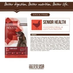 Holistic Select Senior Health Chicken Meal & Lentils Recipe Dry Dog Food 12 Holistic Select Senior Health Chicken Meal & Lentils Recipe Dry Dog Food -Blue Buffalo || ROYAL CANIN || Wellness Sales 134446 PT3. AC SS1800 V1660574121
