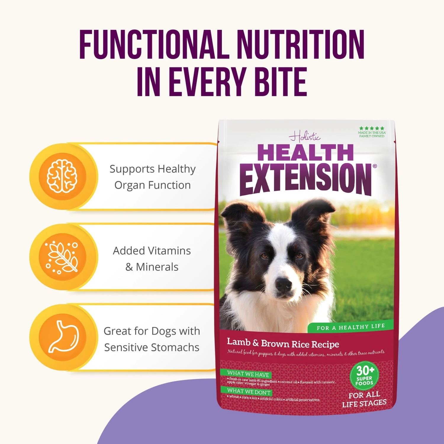 Health Extension Lamb & Brown Rice Dry Dog Food 7 Health Extension Lamb & Brown Rice Dry Dog Food - Image 5