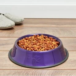 Platinum Pets Non-Skid Stainless Steel Embossed Dog & Cat Bowl 12 Platinum Pets Non-Skid Stainless Steel Embossed Dog & Cat Bowl -Blue Buffalo || ROYAL CANIN || Wellness Sales 135811 PT7. AC SS1800 V1516129875