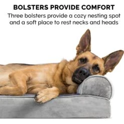 FurHaven Faux Fur Orthopedic Bolster Dog Bed With Removable Cover 13 FurHaven Faux Fur Orthopedic Bolster Dog Bed With Removable Cover -Blue Buffalo || ROYAL CANIN || Wellness Sales 138410 PT2. AC SS1800 V1693935497