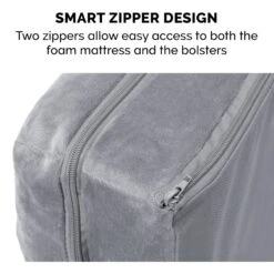 FurHaven Faux Fur Orthopedic Bolster Dog Bed With Removable Cover 16 FurHaven Faux Fur Orthopedic Bolster Dog Bed With Removable Cover -Blue Buffalo || ROYAL CANIN || Wellness Sales 138410 PT5. AC SS1800 V1693934292