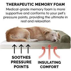 FurHaven Faux Fur Memory Top Bolster Dog Bed With Removable Cover -Blue Buffalo || ROYAL CANIN || Wellness Sales 138444 PT6. AC SS1800 V1606814244