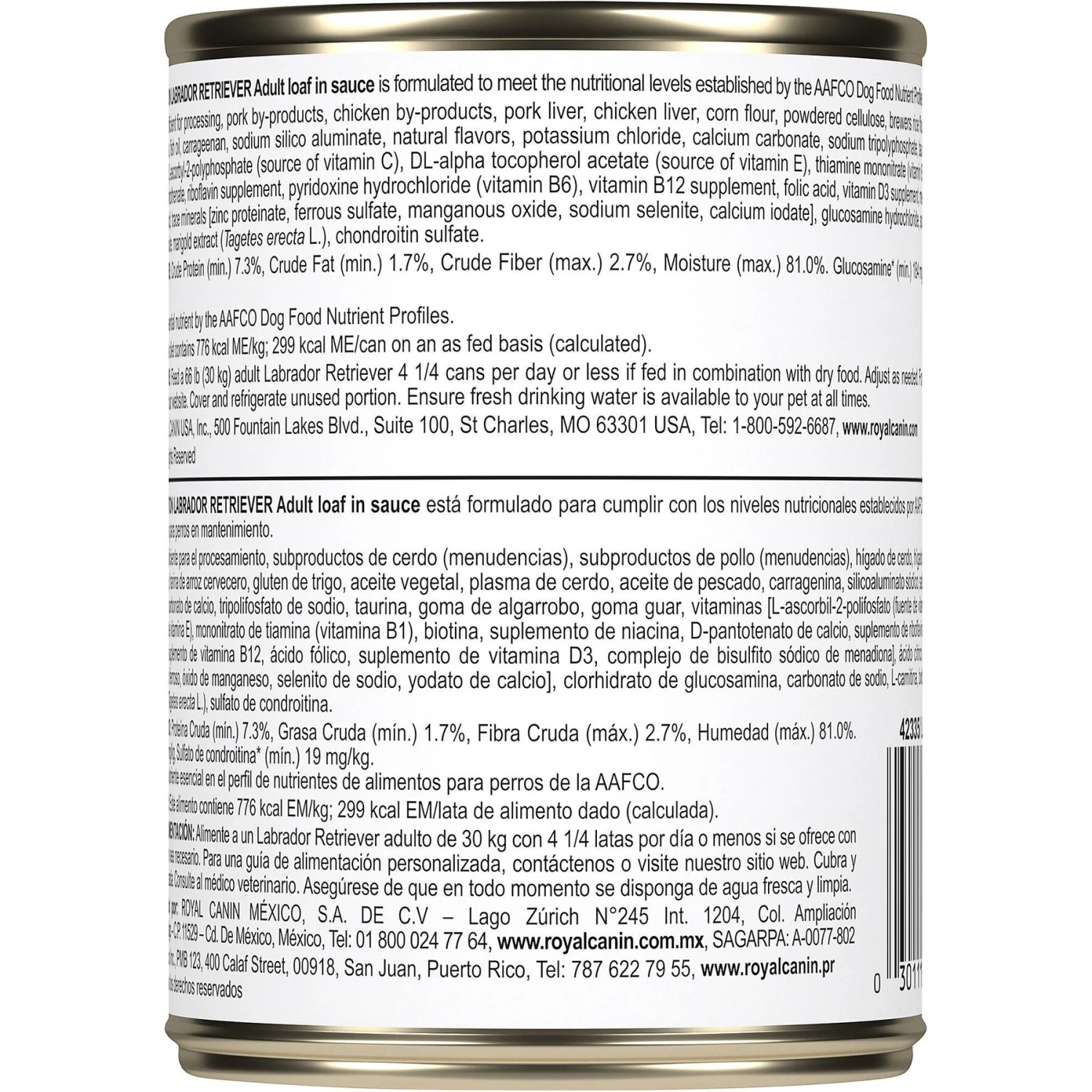 Royal Canin Breed Health Nutrition Labrador Retriever Adult Loaf In Sauce Canned Dog Food 4 Royal Canin Breed Health Nutrition Labrador Retriever Adult Loaf In Sauce Canned Dog Food - Image 2