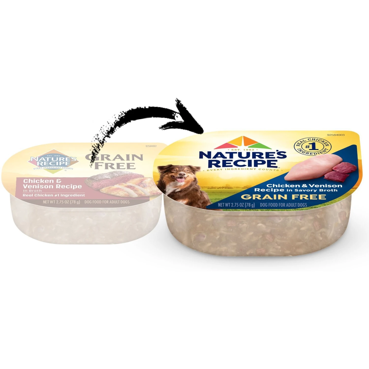 Nature's Recipe Grain-Free Chicken & Venison Recipe In Broth Wet Dog Food 4 Nature's Recipe Grain-Free Chicken & Venison Recipe In Broth Wet Dog Food - Image 2