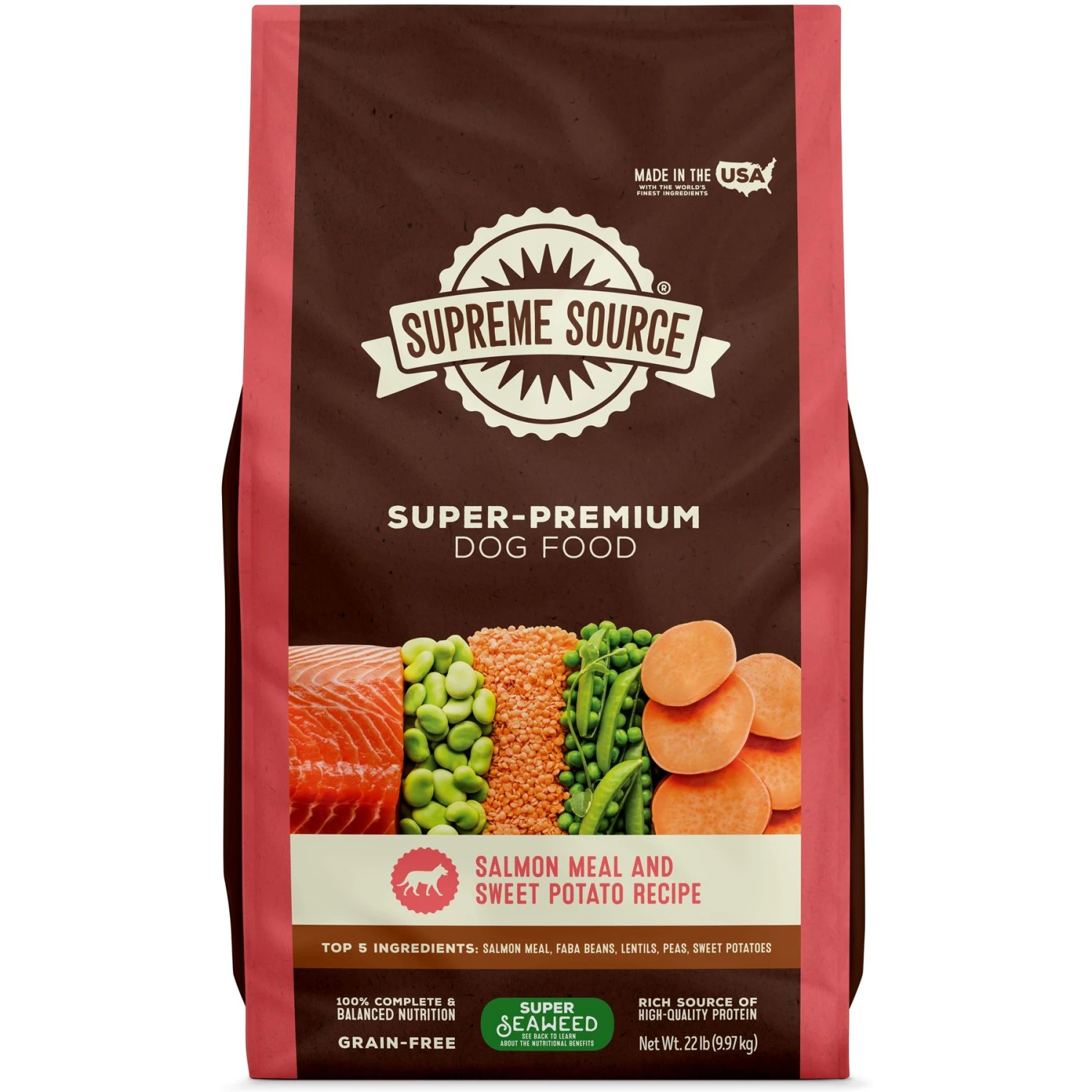 Supreme Source Grain-Free Salmon Meal & Sweet Potato Recipe Dry Dog Food 3 Supreme Source Grain-Free Salmon Meal & Sweet Potato Recipe Dry Dog Food