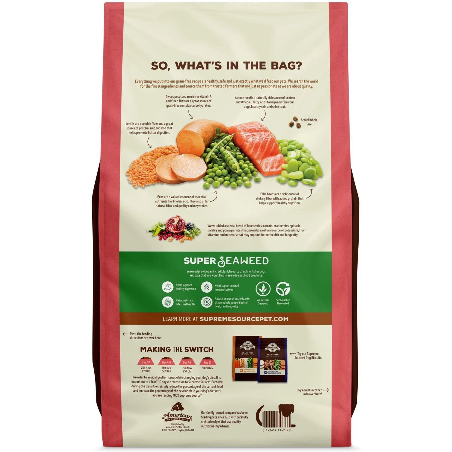 Supreme Source Grain-Free Salmon Meal & Sweet Potato Recipe Dry Dog Food 4 Supreme Source Grain-Free Salmon Meal & Sweet Potato Recipe Dry Dog Food - Image 2