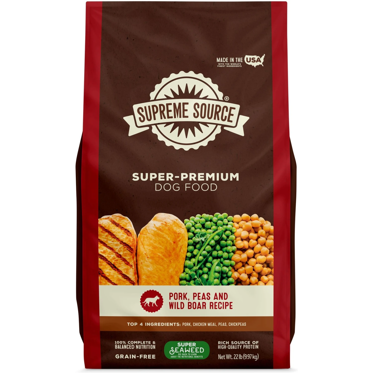 Supreme Source Grain-Free Pork, Peas & Wild Boar Recipe Dry Dog Food 3 Supreme Source Grain-Free Pork, Peas & Wild Boar Recipe Dry Dog Food