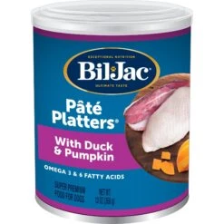 Bil-Jac Pate Platters With Duck & Pumpkin Canned Dog Food