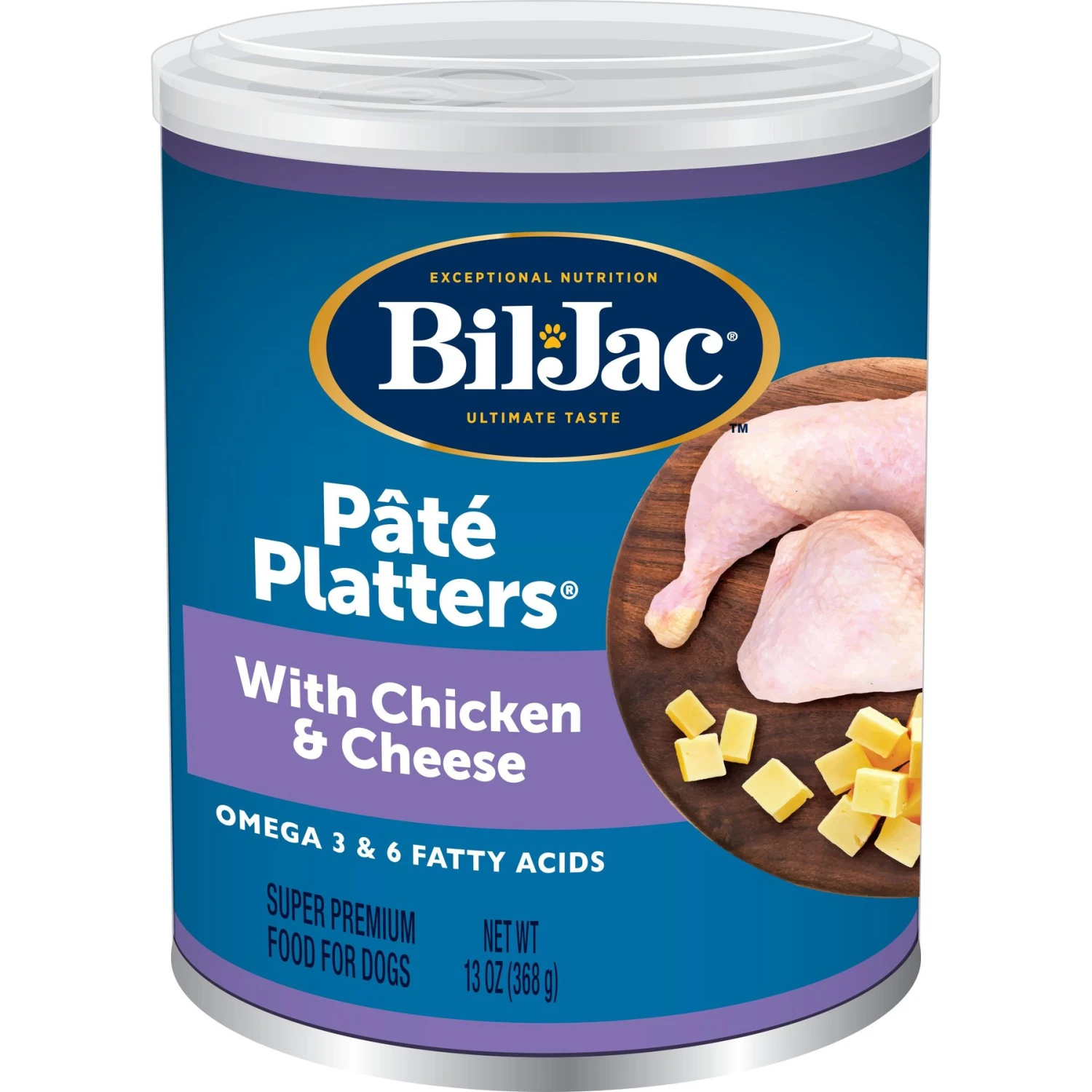 Bil-Jac Pate Platters With Chicken & Cheese Canned Dog Food 3 Bil-Jac Pate Platters With Chicken & Cheese Canned Dog Food