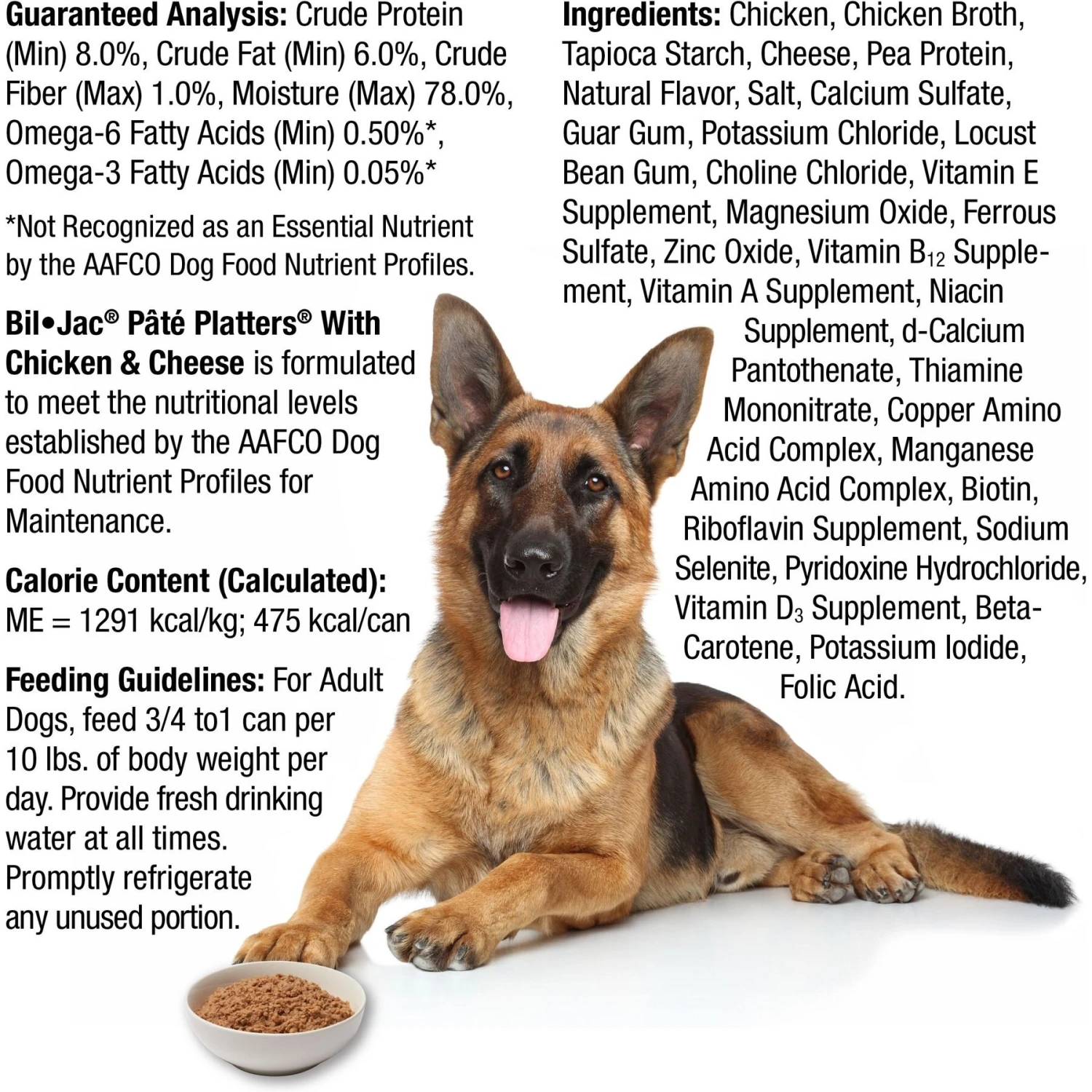 Bil-Jac Pate Platters With Chicken & Cheese Canned Dog Food 7 Bil-Jac Pate Platters With Chicken & Cheese Canned Dog Food - Image 5