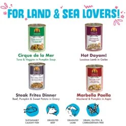 Weruva Chicken-Free Just 4 Me Variety Pack Grain-Free Canned Dog Food 17 Weruva Chicken-Free Just 4 Me Variety Pack Grain-Free Canned Dog Food -Blue Buffalo || ROYAL CANIN || Wellness Sales 142329 PT6. AC SS1800 V1696008732