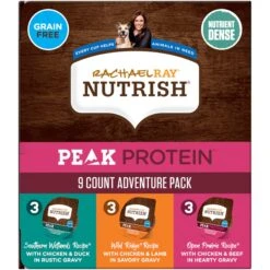 Rachael Ray Nutrish PEAK Grain-Free Adventure Variety Pack Wet Dog Food 14 Rachael Ray Nutrish PEAK Grain-Free Adventure Variety Pack Wet Dog Food -Blue Buffalo || ROYAL CANIN || Wellness Sales 142427 PT4. AC SS1800 V1657655543