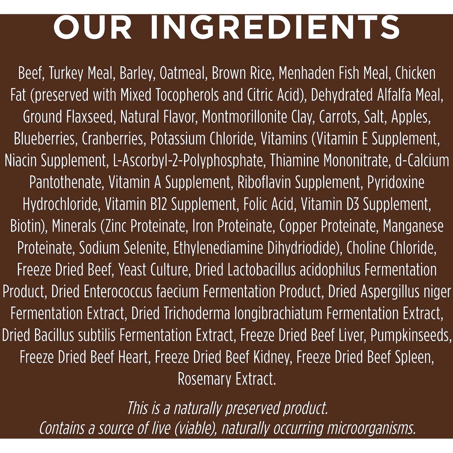 Instinct Be Natural Real Beef & Barley Recipe Freeze-Dried Raw Coated Dry Dog Food 8 Instinct Be Natural Real Beef & Barley Recipe Freeze-Dried Raw Coated Dry Dog Food - Image 6