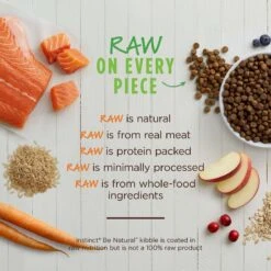 Instinct Be Natural Real Salmon & Brown Rice Recipe Freeze-Dried Raw Coated Dry Dog Food 14 Instinct Be Natural Real Salmon & Brown Rice Recipe Freeze-Dried Raw Coated Dry Dog Food -Blue Buffalo || ROYAL CANIN || Wellness Sales 143171 PT5. AC SS1800 V1578522213