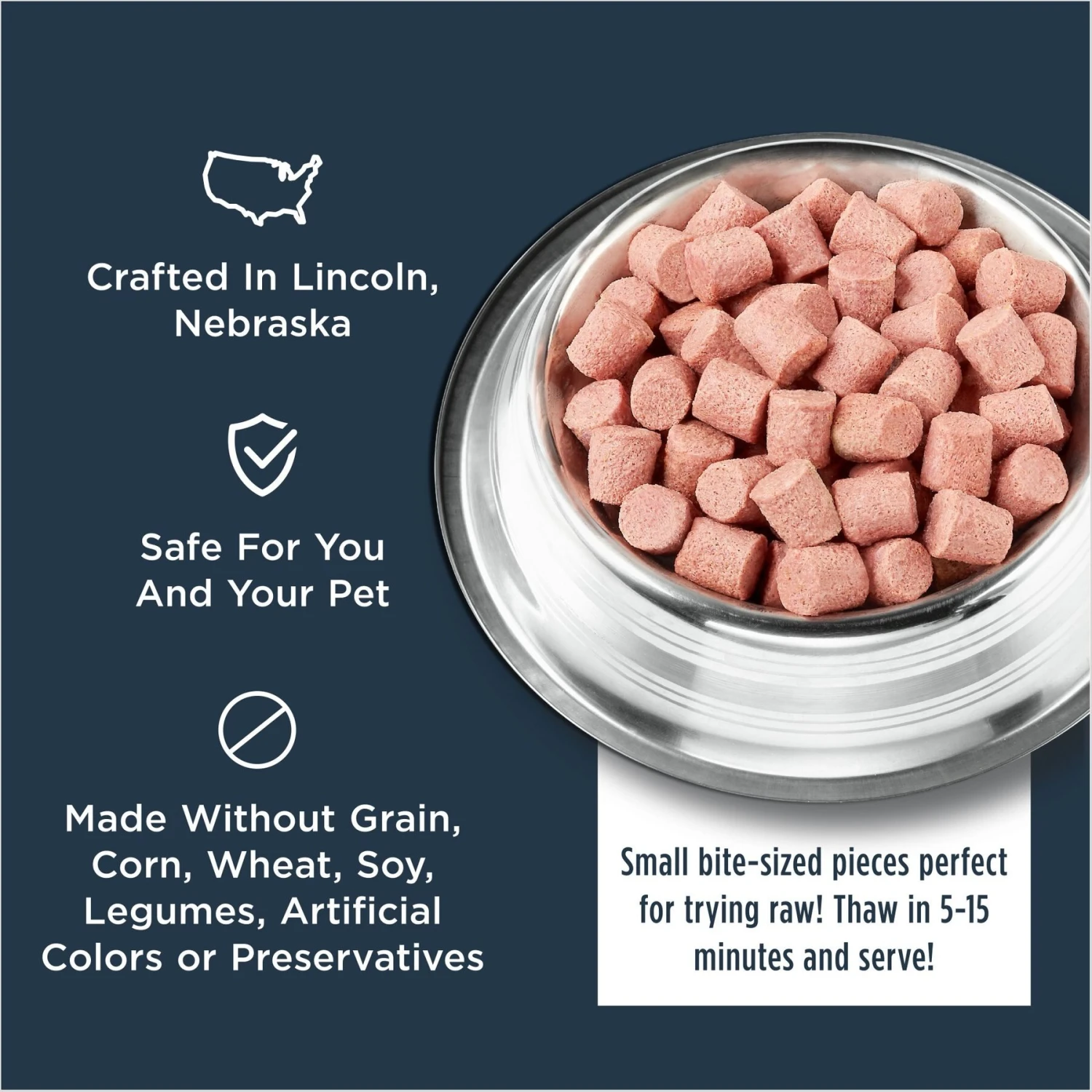 Instinct Frozen Raw Bites Grain-Free Real Beef Recipe Dog Food 8 Instinct Frozen Raw Bites Grain-Free Real Beef Recipe Dog Food - Image 6