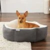 Frisco Sherpa Hexagon Bolster Cat & Dog Bed -Blue Buffalo || ROYAL CANIN || Wellness Sales 144813 MAIN. AC SS1800 V1566936169