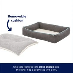 Frisco Sherpa Orthopedic Bolster Cat & Dog Bed -Blue Buffalo || ROYAL CANIN || Wellness Sales 144819 PT2. AC SS1800 V1682976333