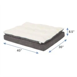 Frisco Plush Orthopedic Pillowtop Dog Bed W/Removable Cover -Blue Buffalo || ROYAL CANIN || Wellness Sales 144858 PT2. AC SS1800 V1674228032