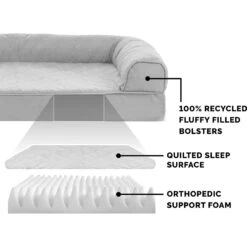 FurHaven Quilted Orthopedic Sofa Cat & Dog Bed With Removable Cover 16 FurHaven Quilted Orthopedic Sofa Cat & Dog Bed With Removable Cover -Blue Buffalo || ROYAL CANIN || Wellness Sales 145024 PT5. AC SS1800 V1606783656