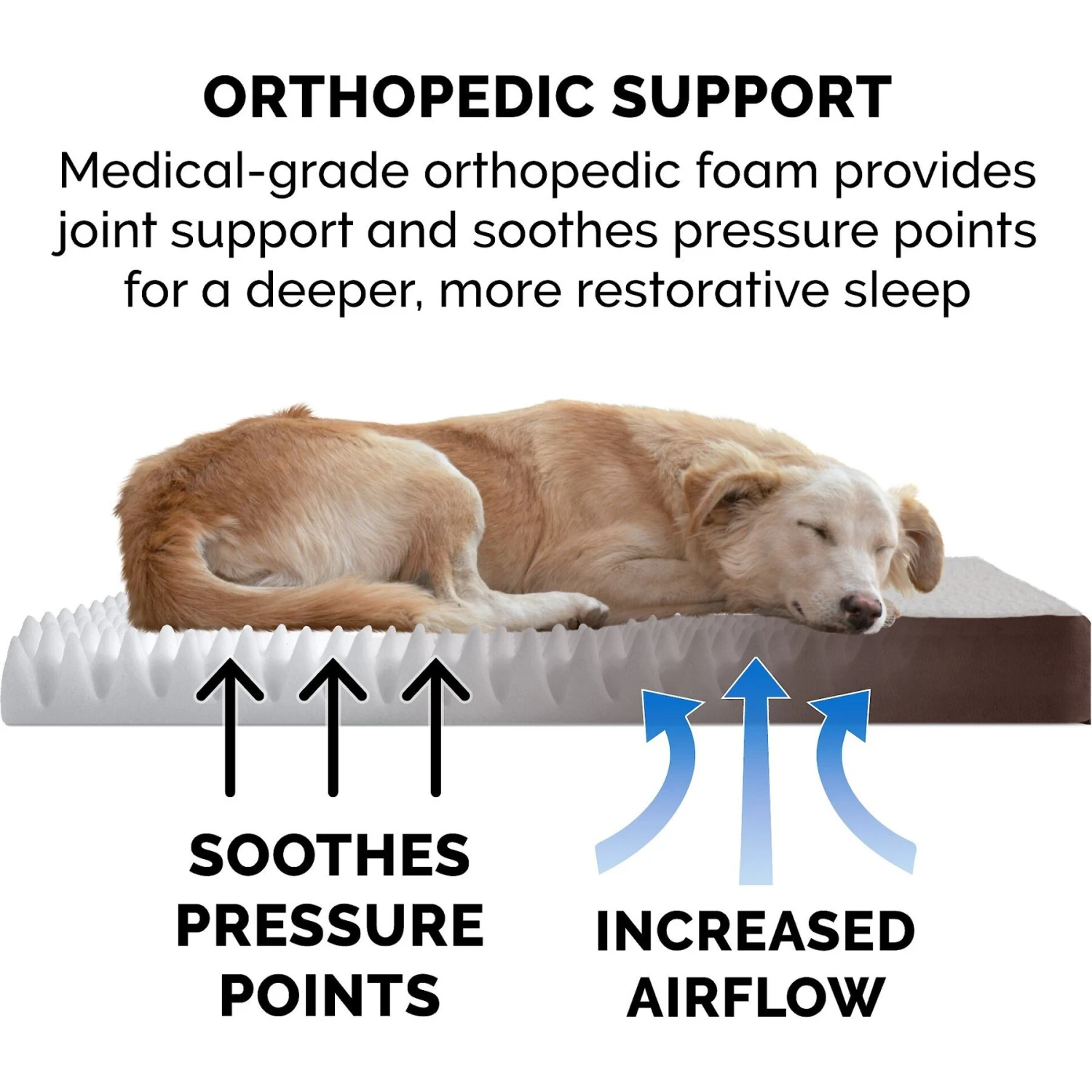 FurHaven Faux Sheepskin & Suede Deluxe Orthopedic Cat & Dog Bed With Removable Cover 9 FurHaven Faux Sheepskin & Suede Deluxe Orthopedic Cat & Dog Bed With Removable Cover - Image 7