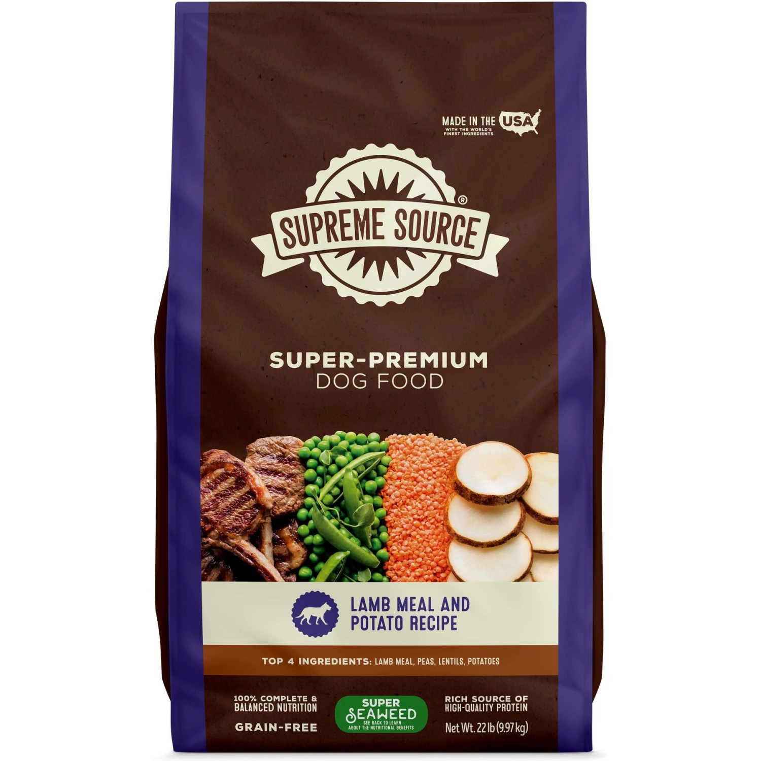 Supreme Source Grain-Free Lamb & Potato Recipe Dry Dog Food 3 Supreme Source Grain-Free Lamb & Potato Recipe Dry Dog Food