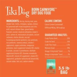 Tiki Dog Born Carnivore Savory Herring, Peas & Lentils, Baked Dry Dog Food 13 Tiki Dog Born Carnivore Savory Herring, Peas & Lentils, Baked Dry Dog Food -Blue Buffalo || ROYAL CANIN || Wellness Sales 145219 PT3. AC SS1800 V1701796359