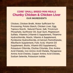Wellness CORE Grain-Free Small Breed Mini Meals Chunky Chicken & Chicken Liver In Gravy Dog Food Pouches -Blue Buffalo || ROYAL CANIN || Wellness Sales 145506 PT4. AC SS1800 V1611772905