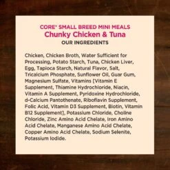 Wellness CORE Grain-Free Small Breed Mini Meals Chunky Chicken & Tuna In Gravy Dog Food Pouches -Blue Buffalo || ROYAL CANIN || Wellness Sales 145508 PT4. AC SS1800 V1611771379