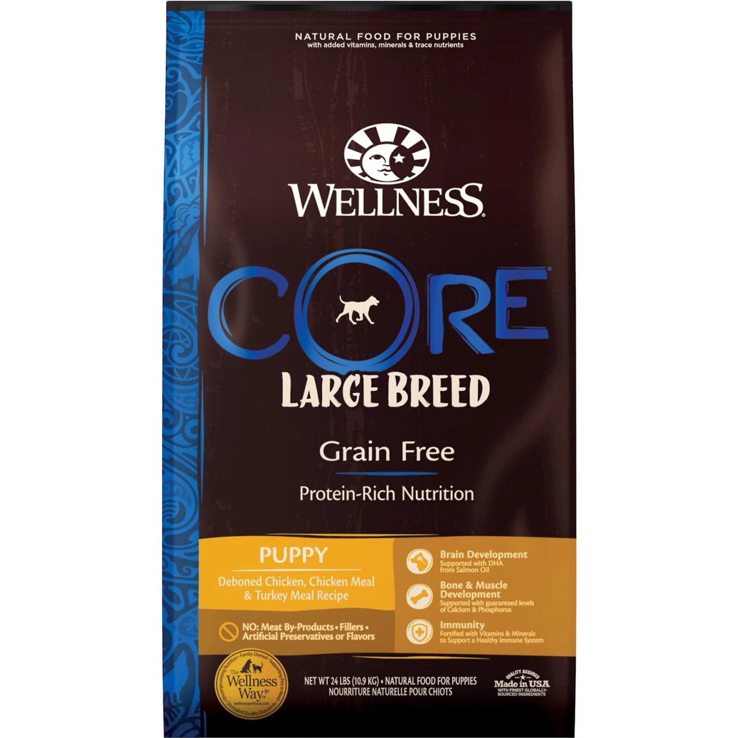 Wellness CORE Grain-Free Large Breed Puppy Deboned Chicken Recipe Dry Dog Food 3 Wellness CORE Grain-Free Large Breed Puppy Deboned Chicken Recipe Dry Dog Food