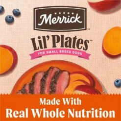 Merrick Lil' Plates Grain-Free Chicken-Free Real Texas Beef + Sweet Potato Recipe Small Breed Dry Dog Food -Blue Buffalo || ROYAL CANIN || Wellness Sales 145887 PT4. AC SS1800 V1673561624