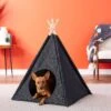 P.L.A.Y. Pet Lifestyle And You Teepee Tent Covered Cat & Dog Bed -Blue Buffalo || ROYAL CANIN || Wellness Sales 145964 MAIN. AC SS1800 V1566408463
