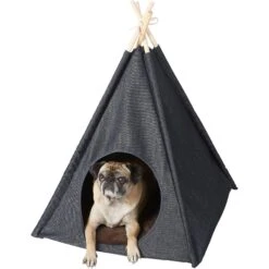 P.L.A.Y. Pet Lifestyle And You Teepee Tent Covered Cat & Dog Bed -Blue Buffalo || ROYAL CANIN || Wellness Sales 145964 PT4. AC SS1800 V1569546732