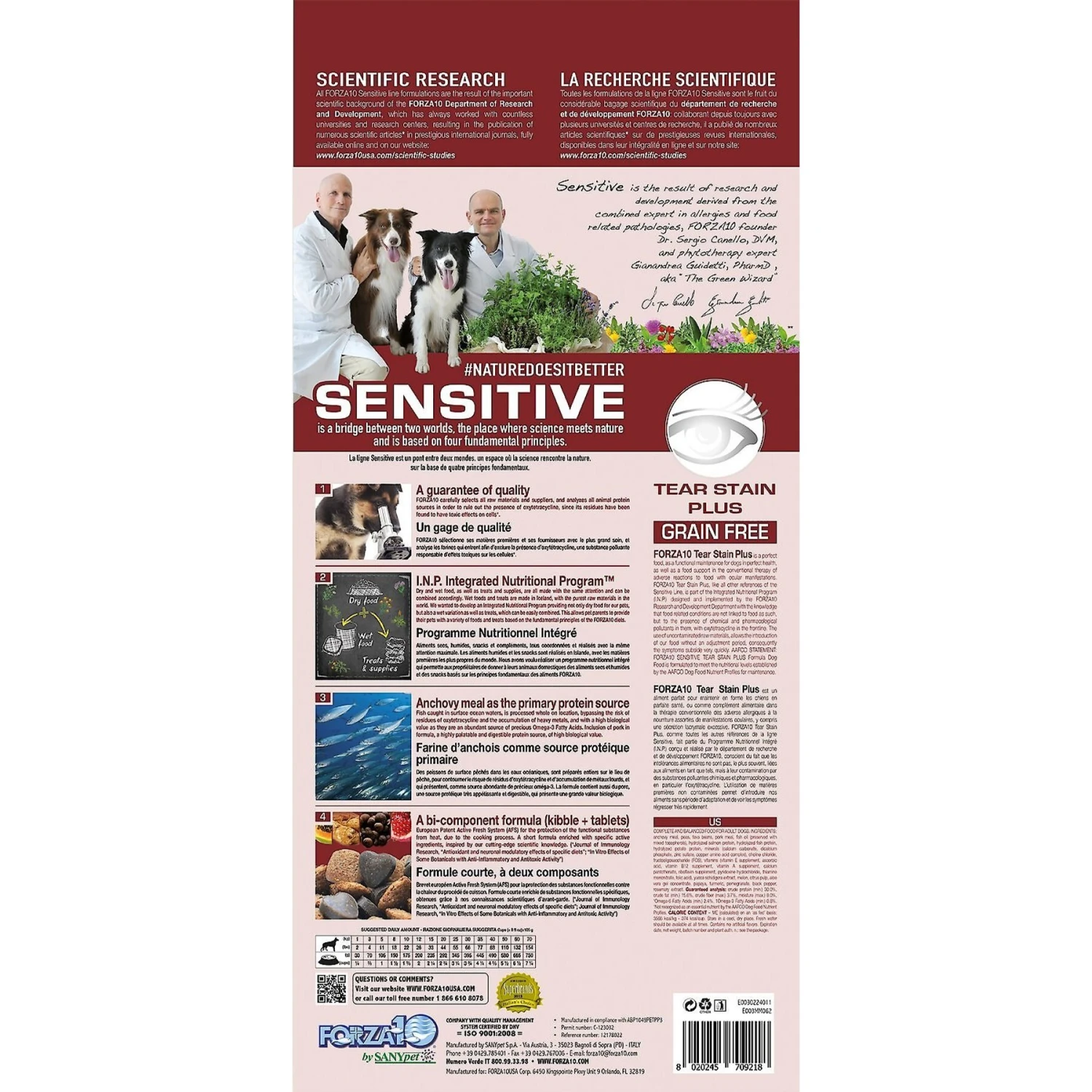 Forza10 Nutraceutic Sensitive Tear Stain Plus Grain-Free Dry Dog Food 4 Forza10 Nutraceutic Sensitive Tear Stain Plus Grain-Free Dry Dog Food - Image 2