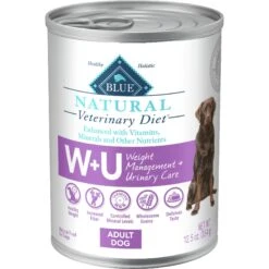 Blue Buffalo Natural Veterinary Diet W+U Weight Management + Urinary Care Chicken Wet Dog Food