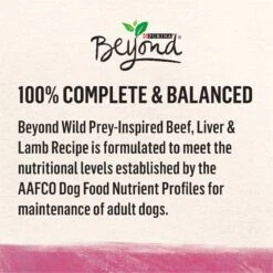 Purina Beyond Wild Prey-Inspired Grain-Free High Protein Beef, Liver & Lamb Pate Recipe Canned Dog Food -Blue Buffalo || ROYAL CANIN || Wellness Sales 148016 PT5. AC SS1800 V1700156383
