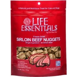 Cat-Man-Doo Life Essentials Sirloin Beef Nuggets Freeze-Dried Cat & Dog Treats