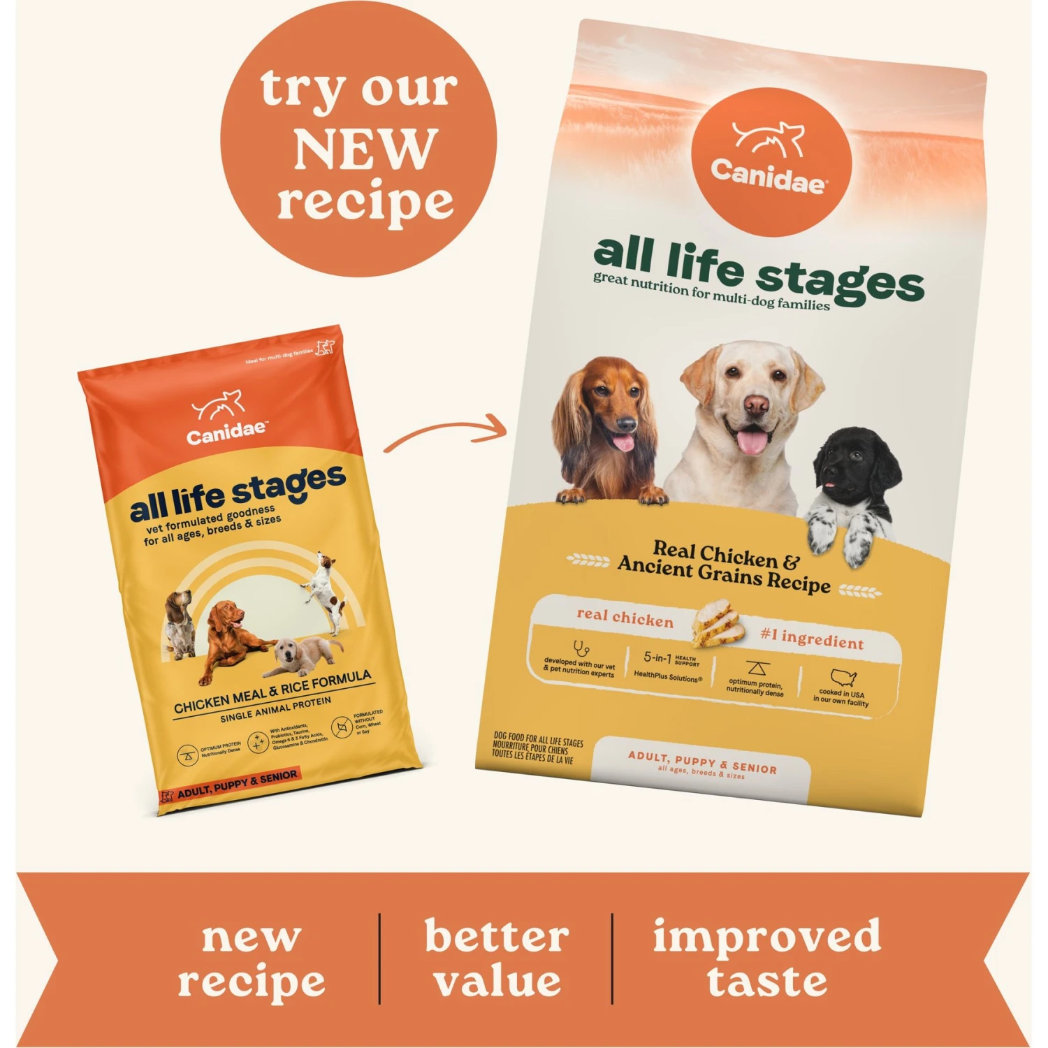 CANIDAE All Life Stages Chicken Meal & Rice Formula Dry Dog Food 5 CANIDAE All Life Stages Chicken Meal & Rice Formula Dry Dog Food - Image 3