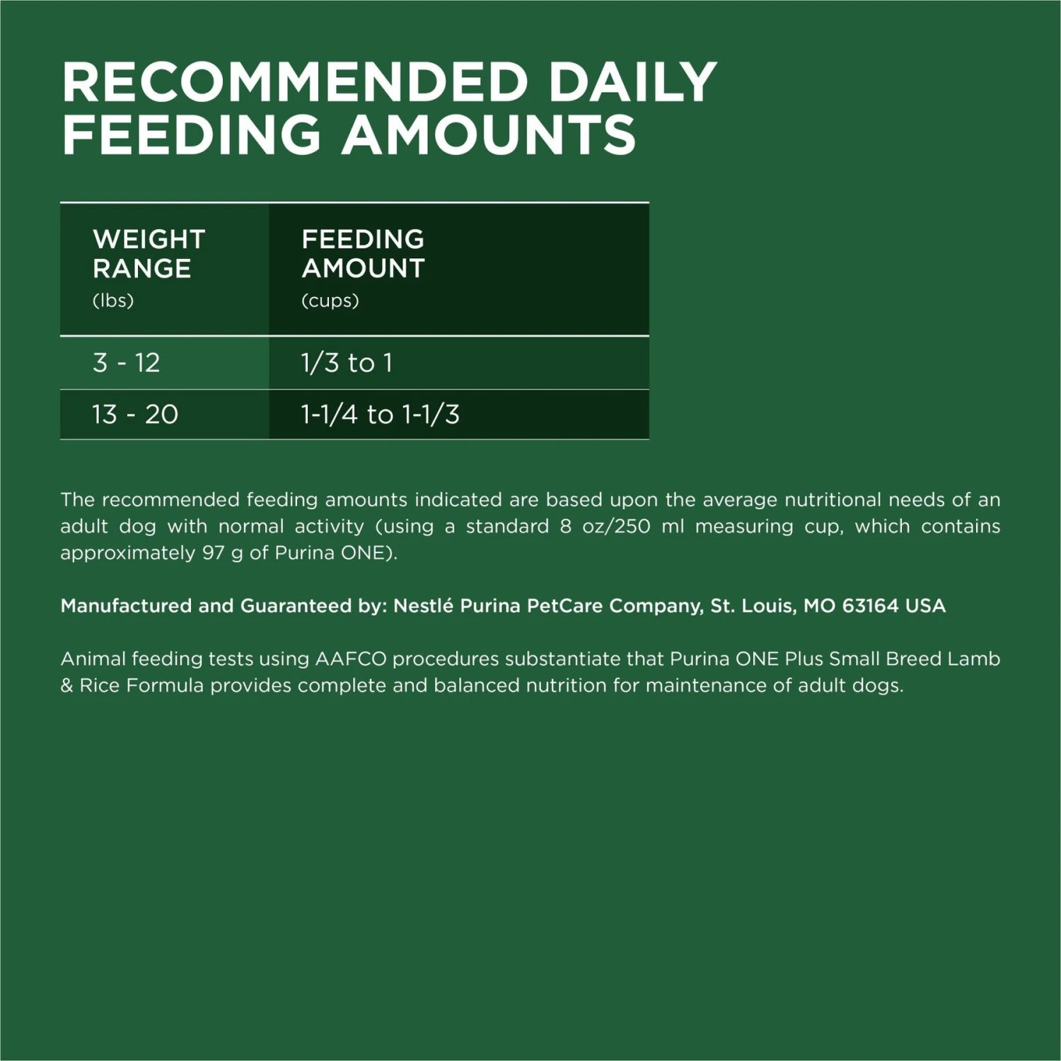 Purina ONE +Plus Adult Small Breed Lamb & Rice Formula Dry Dog Food 10 Purina ONE +Plus Adult Small Breed Lamb & Rice Formula Dry Dog Food - Image 8