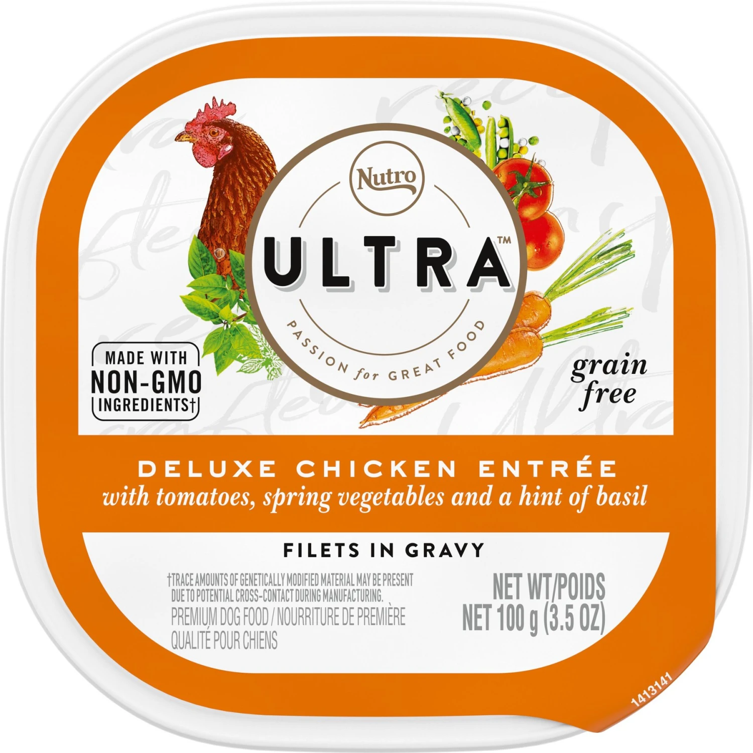 Nutro Ultra Grain-Free Filets In Gravy Deluxe Chicken Entree Adult Wet Dog Food Trays 3 Nutro Ultra Grain-Free Filets In Gravy Deluxe Chicken Entree Adult Wet Dog Food Trays