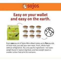 Sojos Mix-A-Meal Fruit & Veggie Pre-Mix Grain-Free Dog Food -Blue Buffalo || ROYAL CANIN || Wellness Sales 149640 PT3. AC SS1800 V1611088637