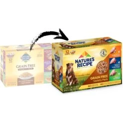 Nature's Recipe Original Grain-Free Variety Pack Wet Dog Food -Blue Buffalo || ROYAL CANIN || Wellness Sales 149734 PT1. AC SS1800 V1683303529