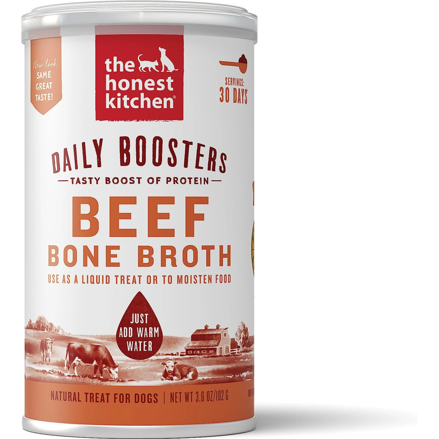 The Honest Kitchen Daily Boosters Beef Bone Broth With Turmeric For Dogs 3 The Honest Kitchen Daily Boosters Beef Bone Broth With Turmeric For Dogs