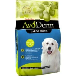 AvoDerm Chicken Meal & Brown Rice Recipe Large Breed Adult Dry Dog Food