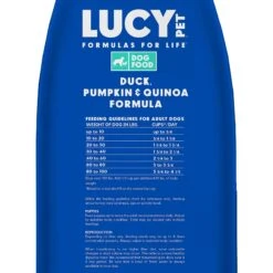 Lucy Pet Products Formulas For Life Grain-Free Duck, Pumpkin & Quinoa Formula Dry Dog Food -Blue Buffalo || ROYAL CANIN || Wellness Sales 151349 PT8. AC SS1800 V1581698320