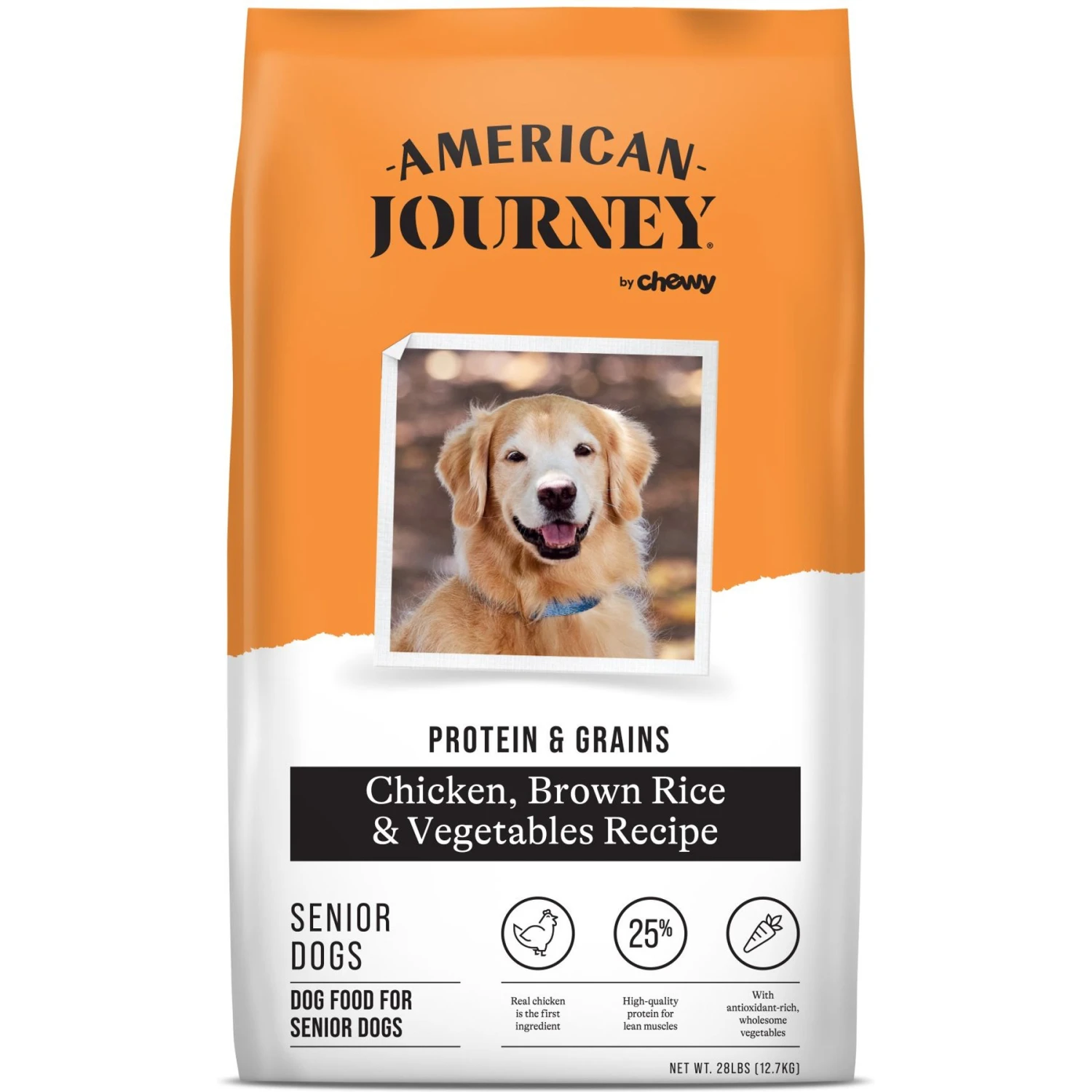 American Journey Protein & Grains Senior Chicken, Brown Rice & Vegetables Recipe Dry Dog Food 3 American Journey Protein & Grains Senior Chicken, Brown Rice & Vegetables Recipe Dry Dog Food