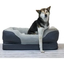 BarksBar Snuggly Sleeper Orthopedic Bolster Dog Bed With Removable Cover, Gray 15 BarksBar Snuggly Sleeper Orthopedic Bolster Dog Bed With Removable Cover, Gray -Blue Buffalo || ROYAL CANIN || Wellness Sales 154344 PT6. AC SS1800 V1628020634