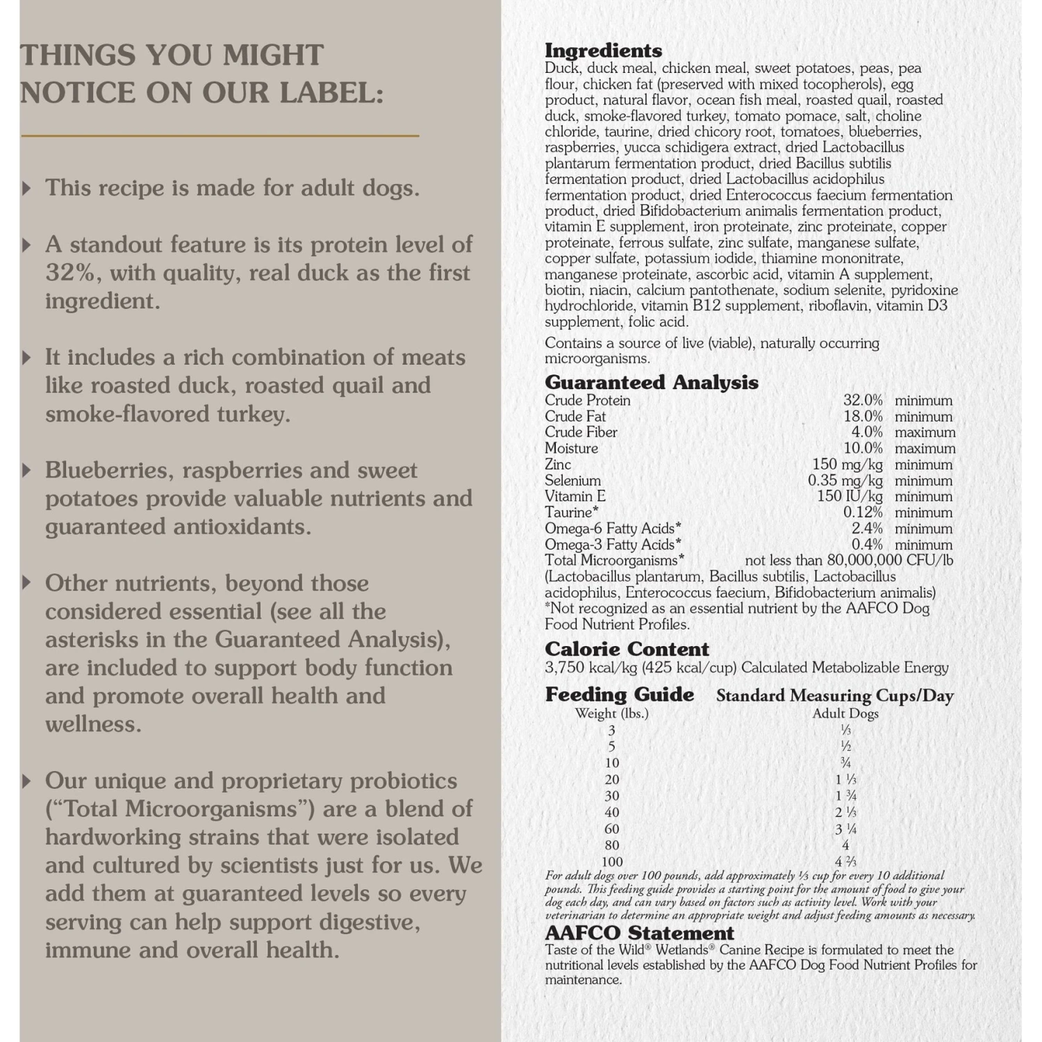 Taste Of The Wild Wetlands Grain-Free Dry Dog Food 5 Taste Of The Wild Wetlands Grain-Free Dry Dog Food - Image 3