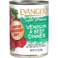 Evanger's Venison & Beef Dinner Grain-Free Canned Dog Food