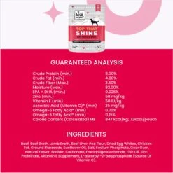 I And Love And You Top That Shine Beef Recipe Grain-Free Dog Food Topper -Blue Buffalo || ROYAL CANIN || Wellness Sales 155553 PT6. AC SS1800 V1693244244